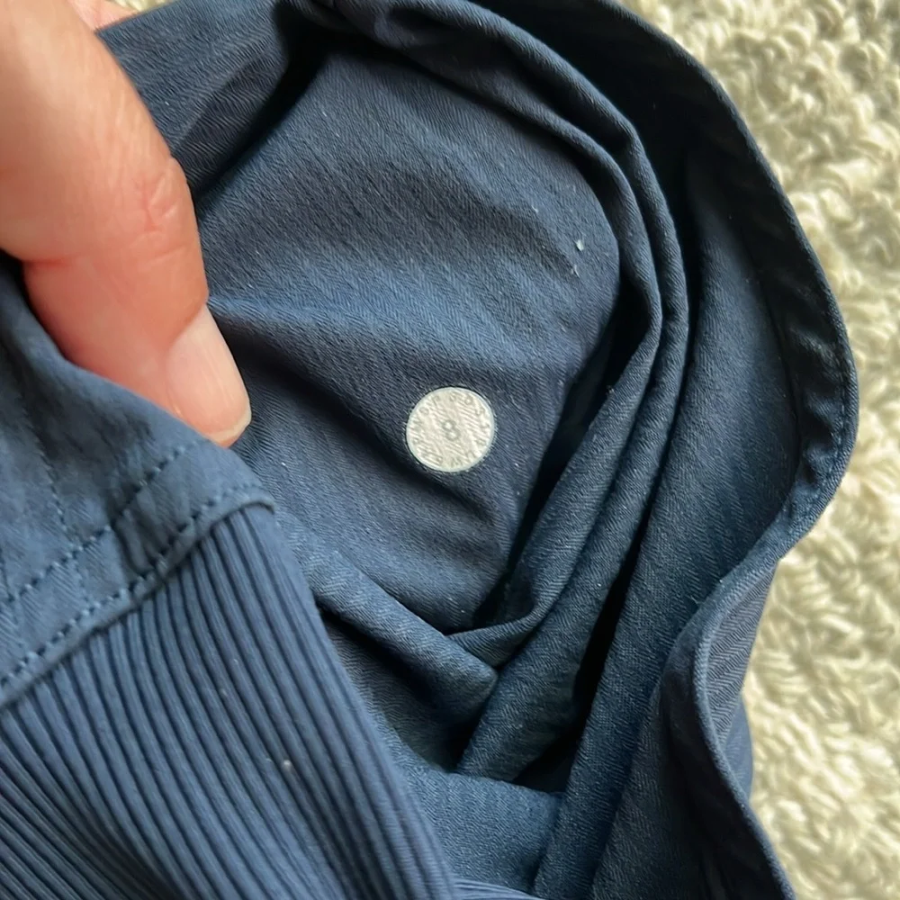 Lululemon dance studio crop, navy blue, size 8